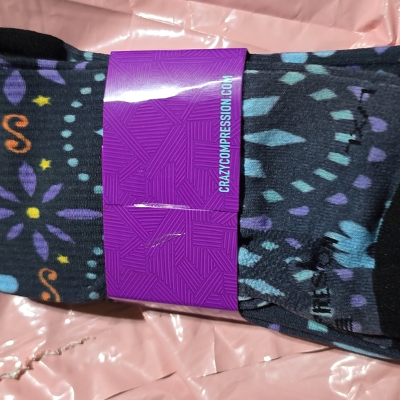 Crazy Compression Socks Womens Size Large 10-13 - Picture 4 of 4